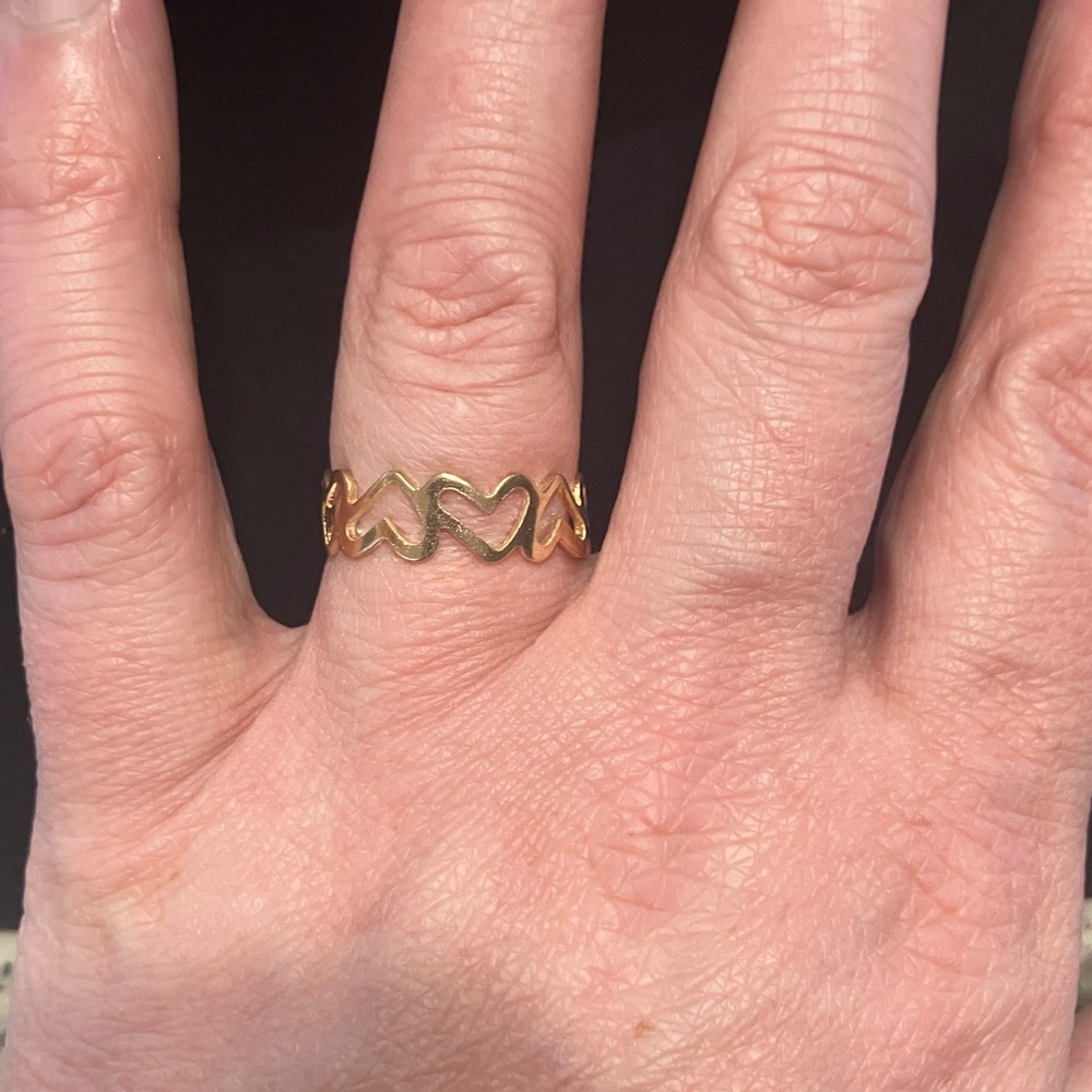 Gold Heart Ring